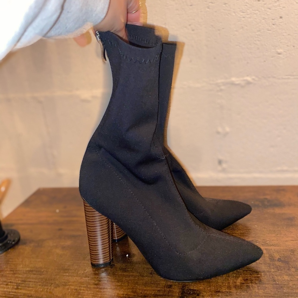 Back Zip up ankle booties